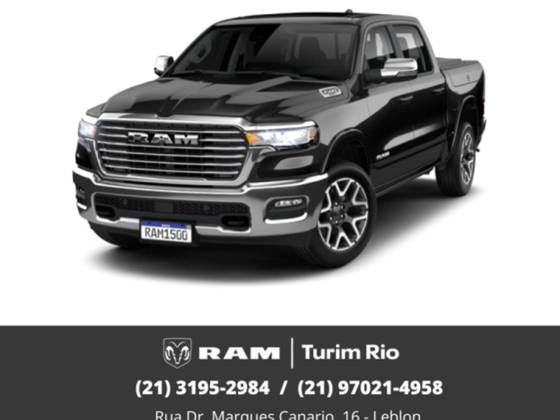 RAM 1500 3.0 HURRICANE 6 BITURBO GASOLINA LARAMIE CD 4X4 AUTOMÁTICO